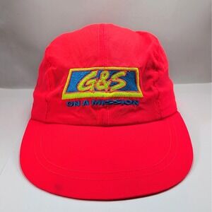 Vintage G&S On A Missions Surf Skate Zipback 4 Panel 80s Nylon Hat Cap